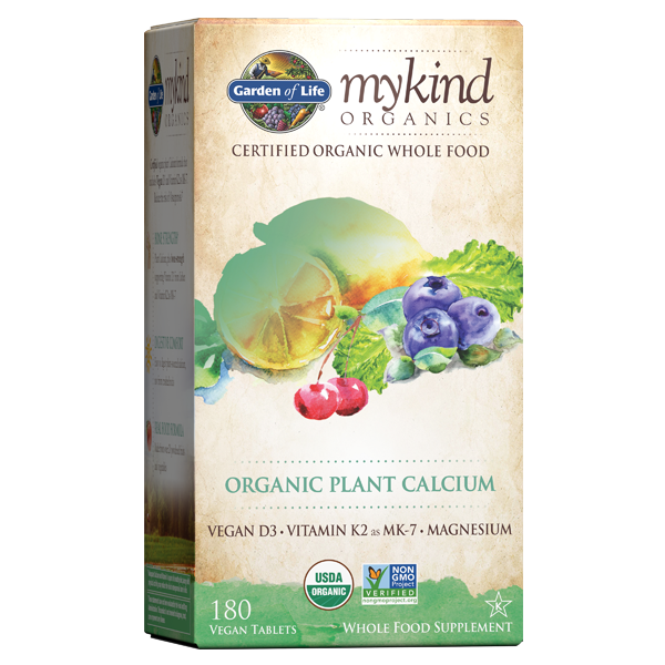 The mykind Organics Organic Plant Calcium 180 Tablets